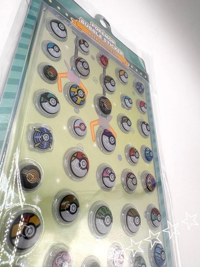 韓国限定　ポケモン バブルステッカー 8枚セット　メタモンシークレットマンション