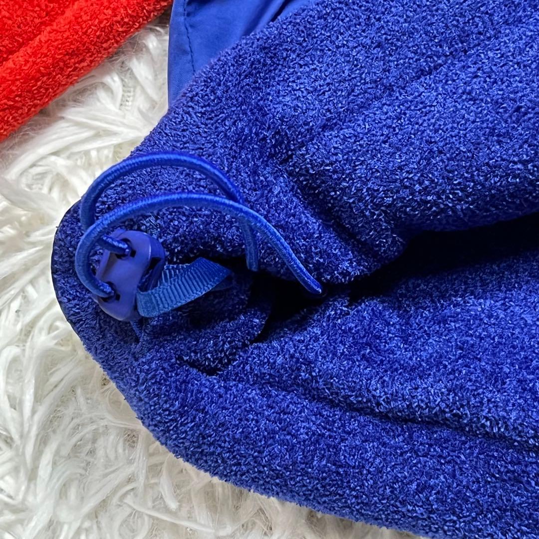 美品✨パーリーゲイツ フリース ナイロンパーカー M ハーフジップ バイカラー