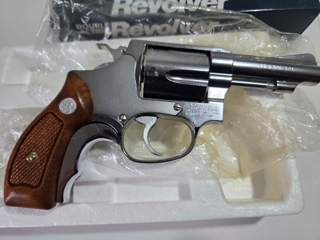 モデルガン S&W M60 .38スペシャル ３インチ ステンレスVer.2