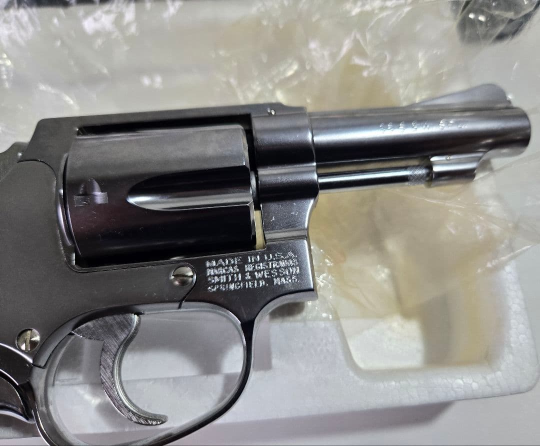 モデルガン S&W M60 .38スペシャル ３インチ ステンレスVer.2