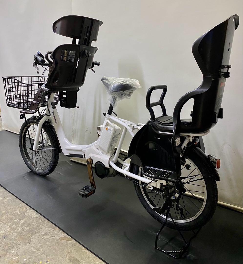1年保証 新品部品多数使用　新型　パナソニック　ギュット　白　電動アシスト自転車