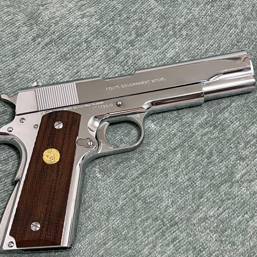 東京マルイ コルトガバメント シリーズ70ニッケルフィニッシュ