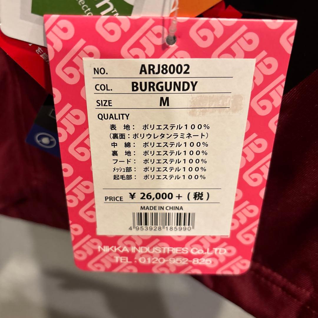 新品　ARG  スノーウェア M 上のみ