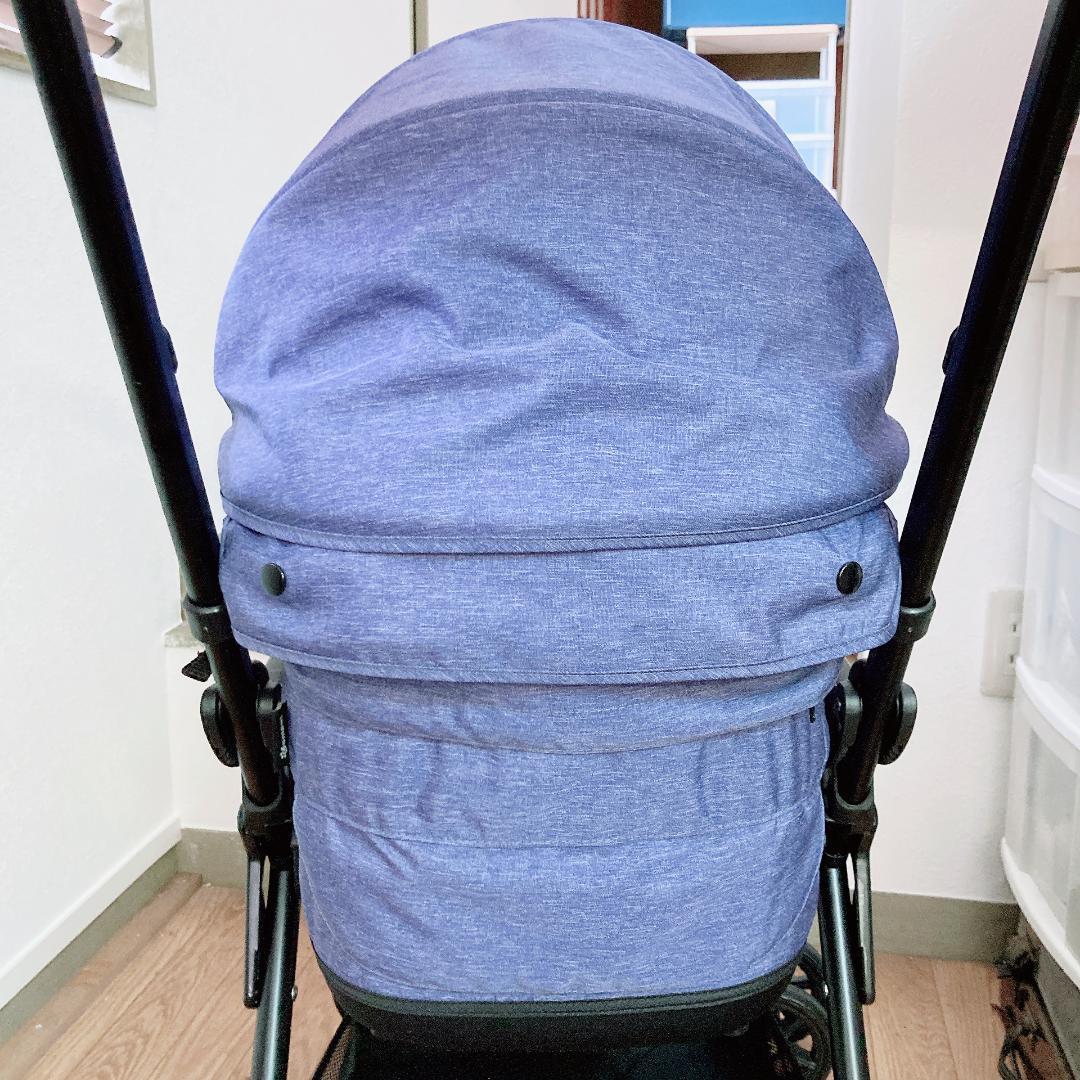 ペットカート コムペット ミリミリ EG ネイビー ブルー　犬・猫 カート