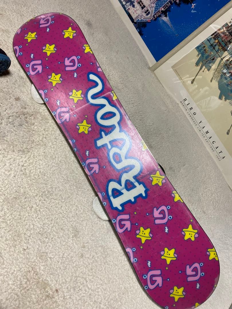 BURTON Chicklet スノーボード115cm バインセット中古