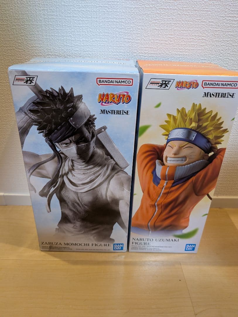 【海外正規品】一番くじ NARUTO 波の国編 ナルト　桃地再不斬　セット