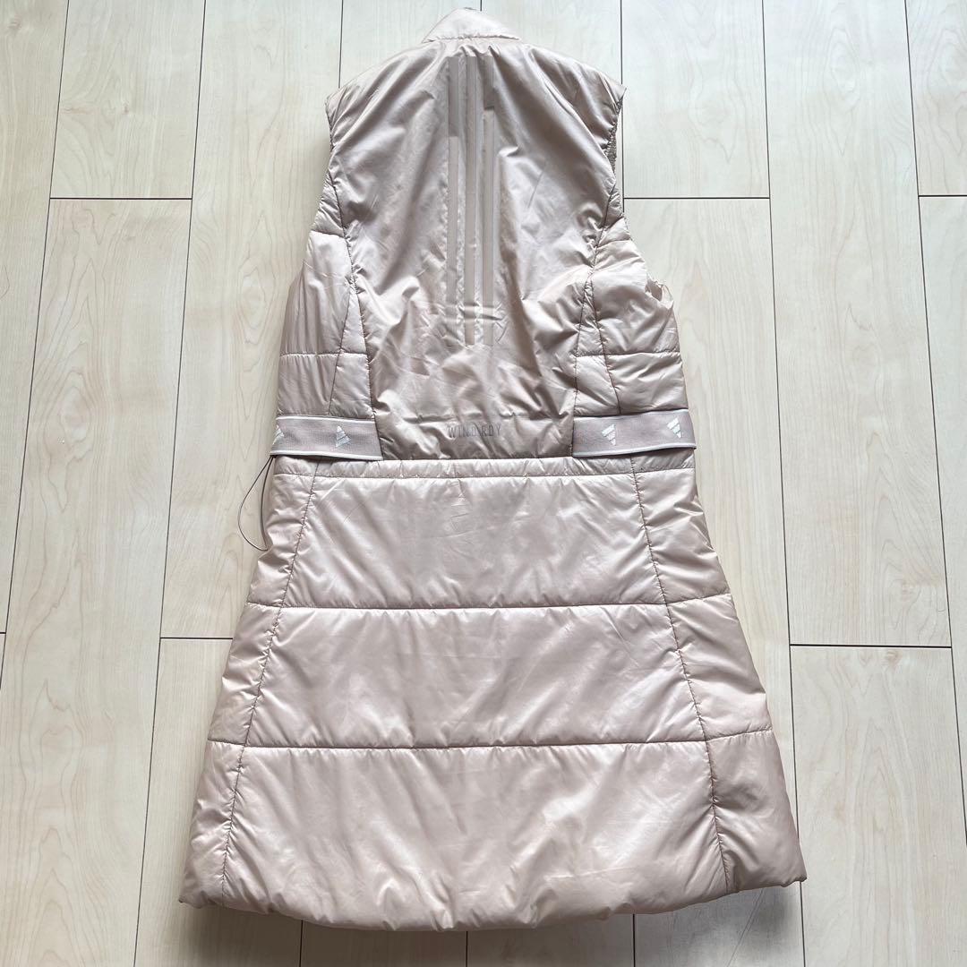 新品 25AW アディダスゴルフ WIND. RDY 中綿 ロングベスト