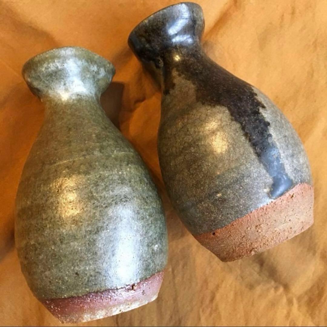 経年80年以上 古唐津 朝鮮唐津 唐津焼 徳利 酒器 陶器 焼物 一輪挿し 骨董