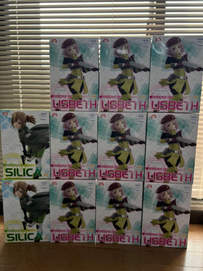 12個★ソードアート・オンラインアリシゼーション リズベット シリカ フィギュア