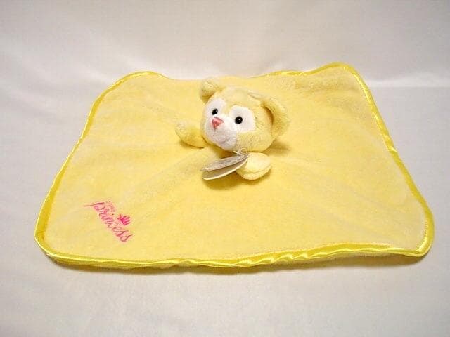 ◆WDW◆イエロー　ダッフィー　タオル　ぬいぐるみ　ガラガラ◆ディズニーベア◆