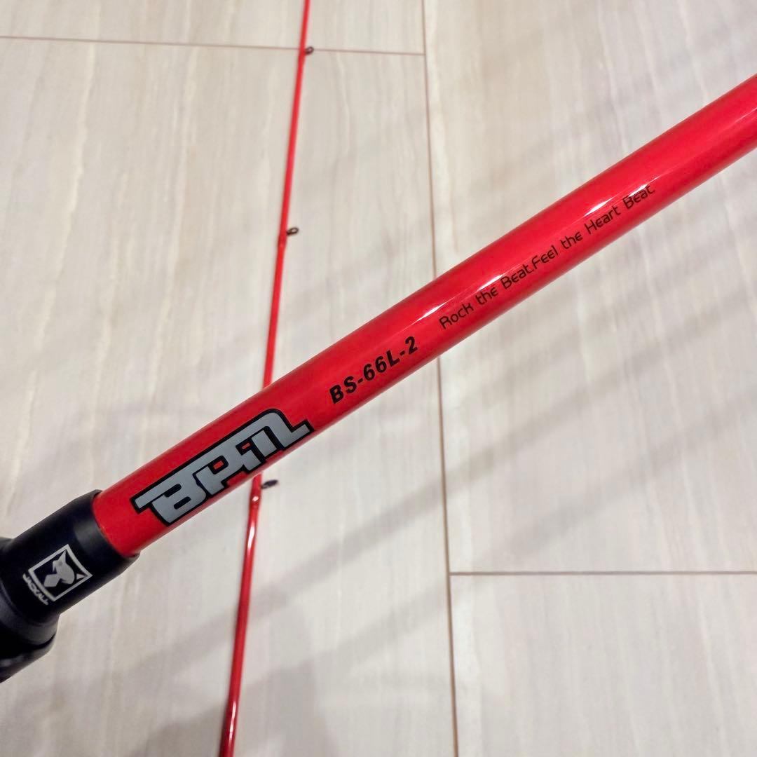 ジャッカル BPM BS-66L-2 バスロッド 2ピース 美品