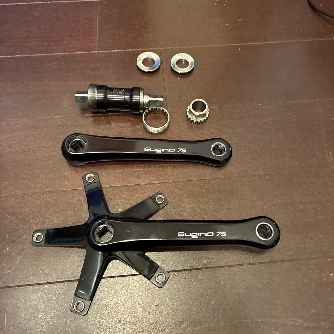 【美品】SUGINO75クランク➕フィルウッドBBセット