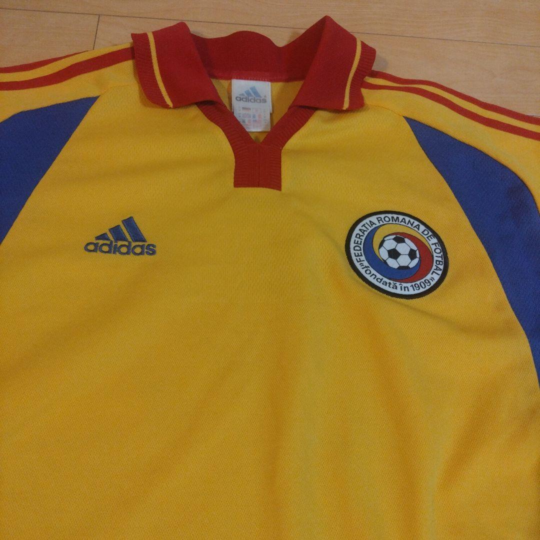 adidas サッカーシャツ ルーマニア代表ユニフォームビンテージ