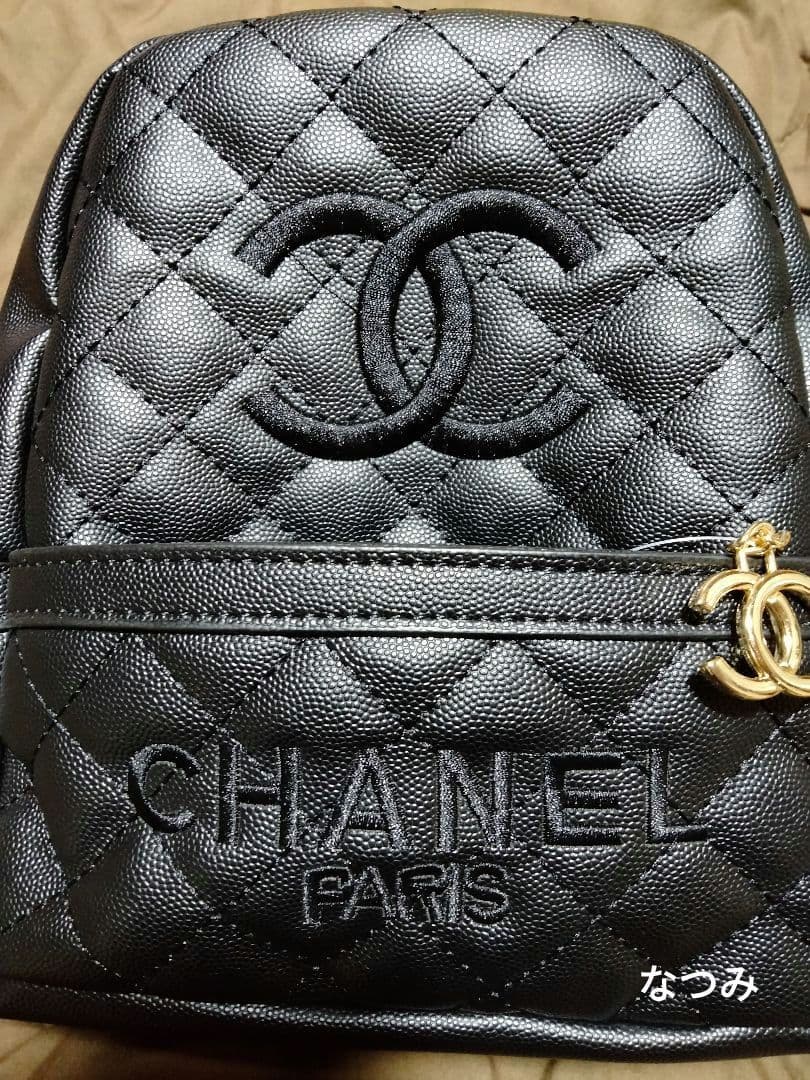 新品 シャネル ノベルティ ブラック リュック バッグ パック 説明欄を読んで