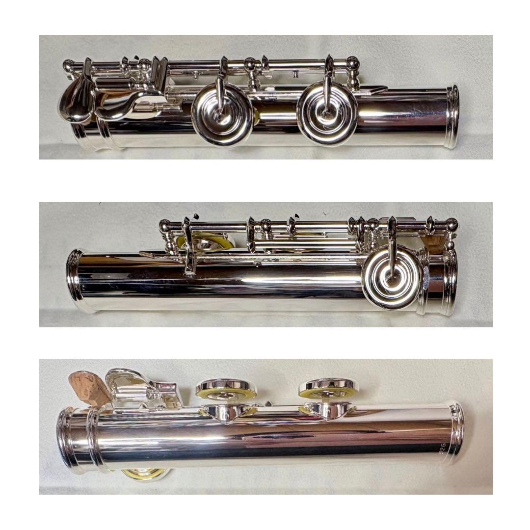 【希少品•極美品】アルタス フルートA10RE オフセットリングキイ 管体銀