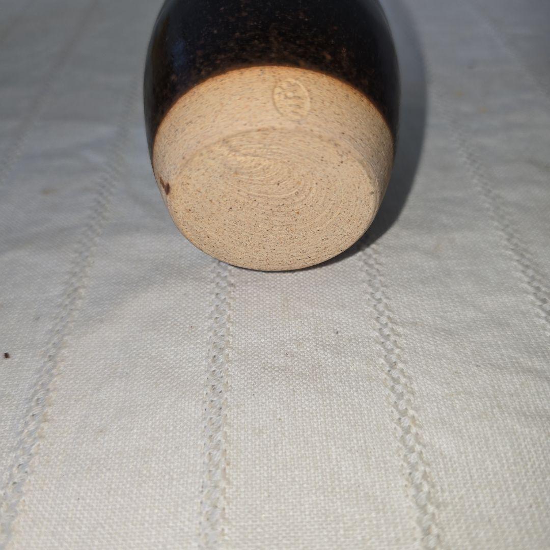 膳所焼 肩衝茶入 陽炎園