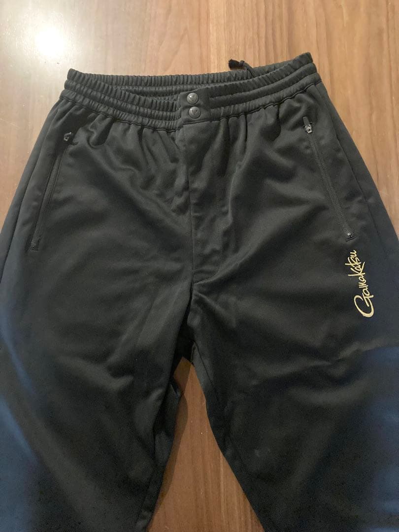 がまかつ　GM-3535 ブリーズテックススーツ Lサイズ　ブラック×ネイビー