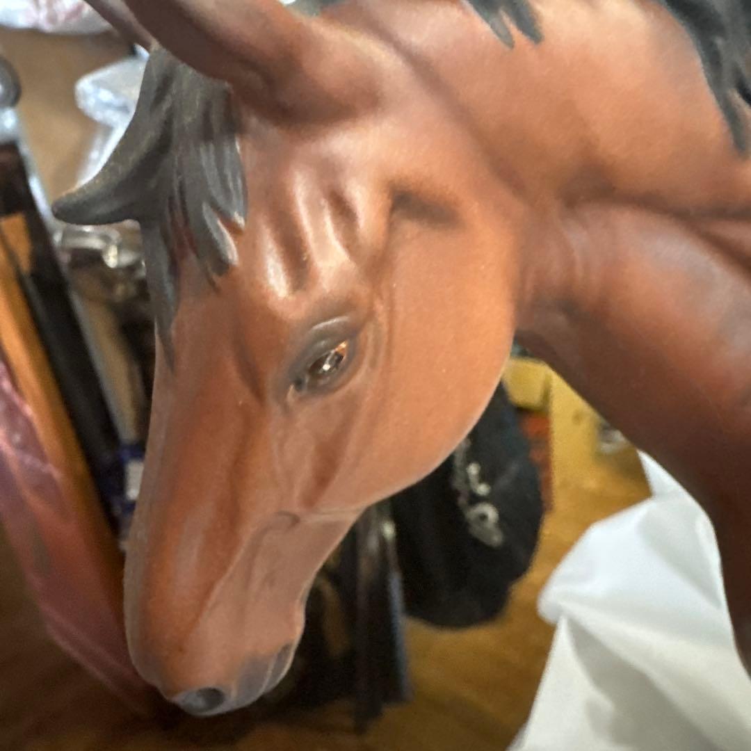 ☆馬・高級置物【ロイヤルドルトン・焼き物】訳あり☆