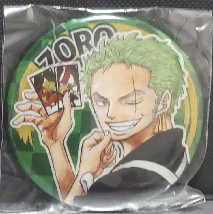 ONE PIECE 缶バッジ 花札 ロロノア・ゾロ ジャンプフェスタ