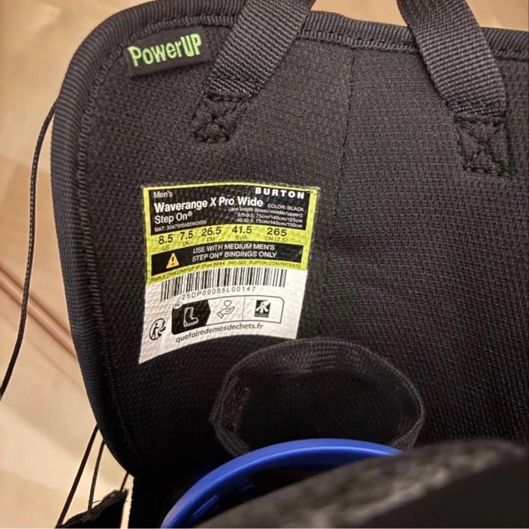 スノーボード burton stepon pro xWAVERANGE wide 26.5