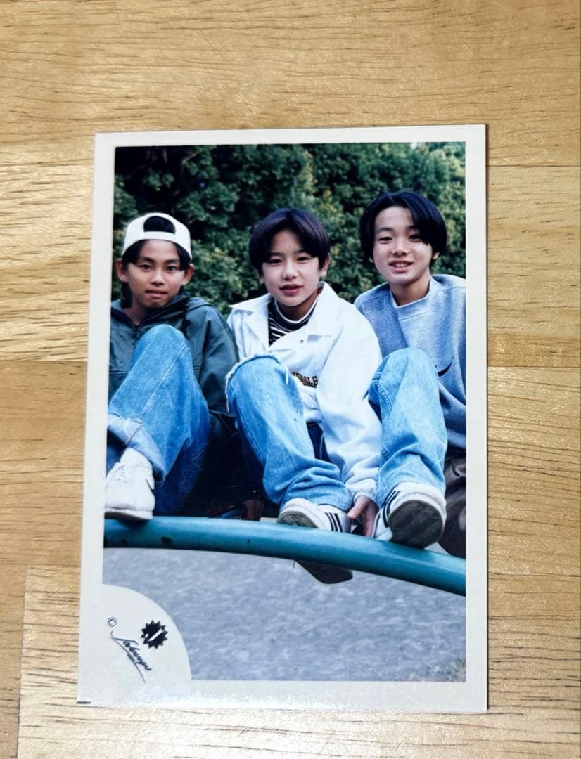 Jr時代 公式生写真 「怪談トリオ」 滝沢秀明 今井翼 川野直輝 2枚