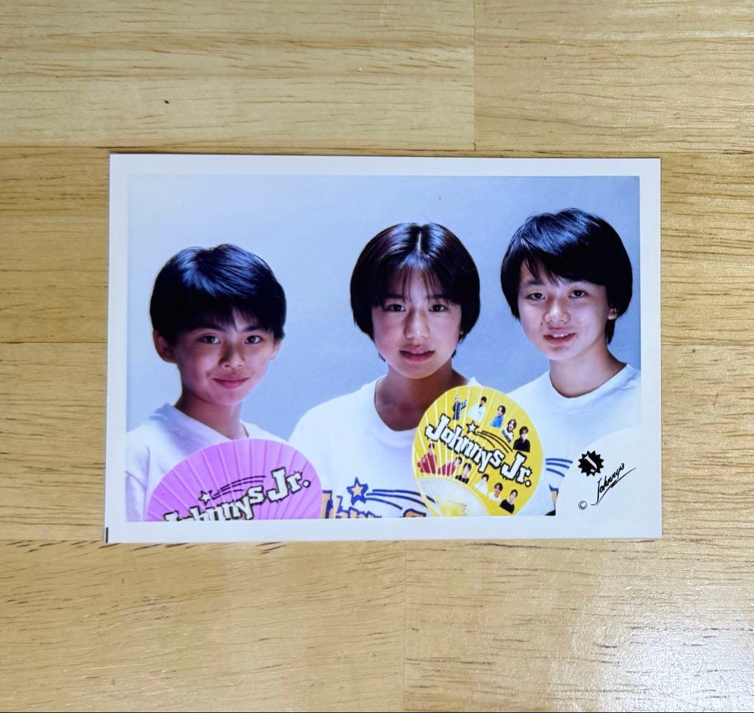 Jr時代 公式生写真 「怪談トリオ」 滝沢秀明 今井翼 川野直輝 2枚