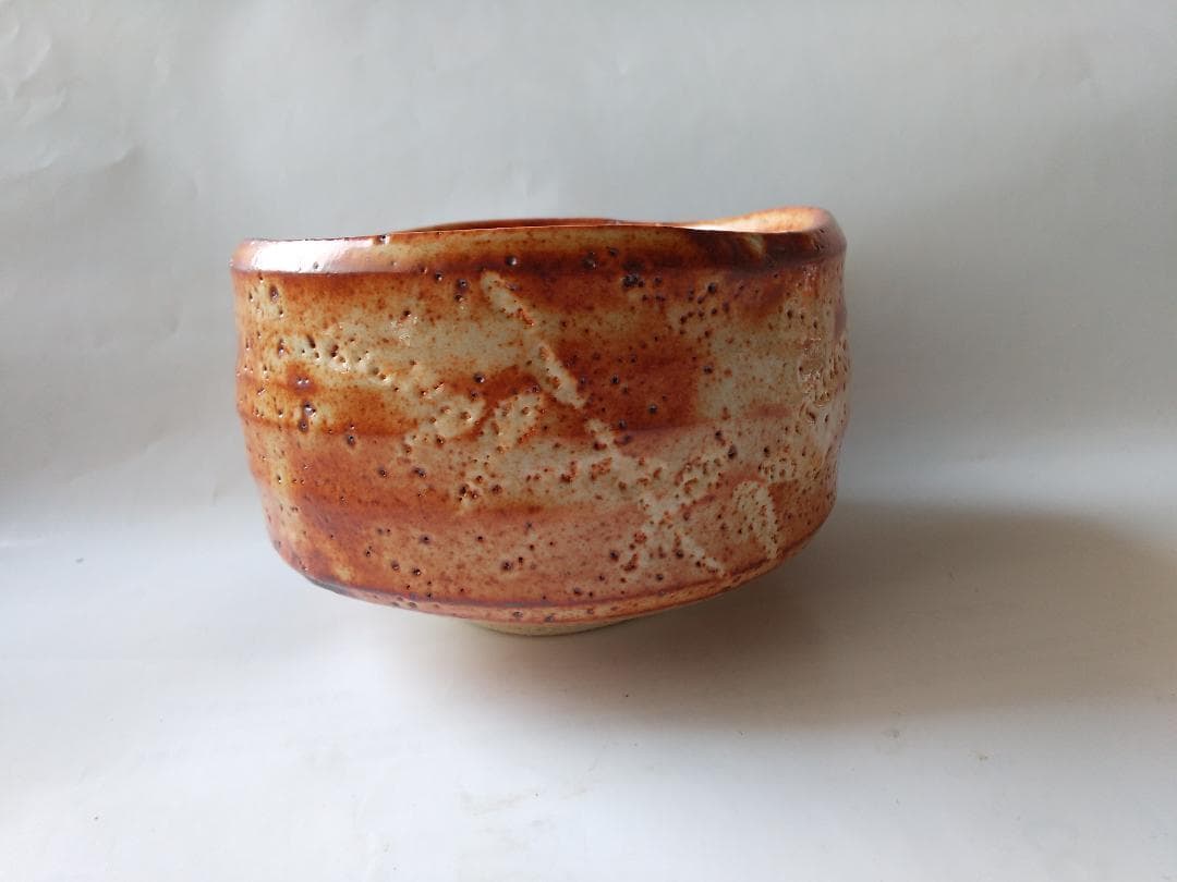 加藤秀山 紅志野 志野焼 志野茶碗 共箱 茶道具 茶器 茶碗 新品 未使用 美品