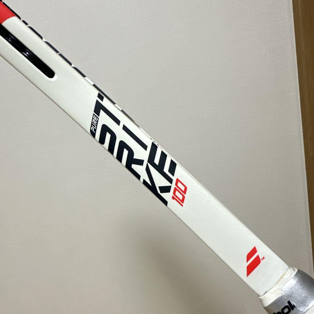 極美品 Babolat バボラ ピュアストライク100 300g G2