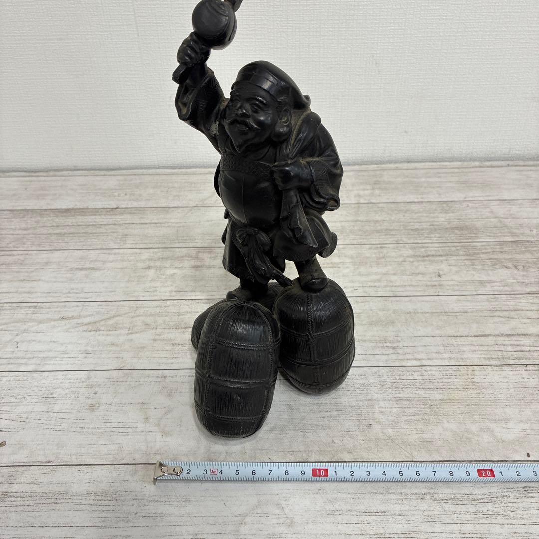 七福神 大黒天 置物 金属製
