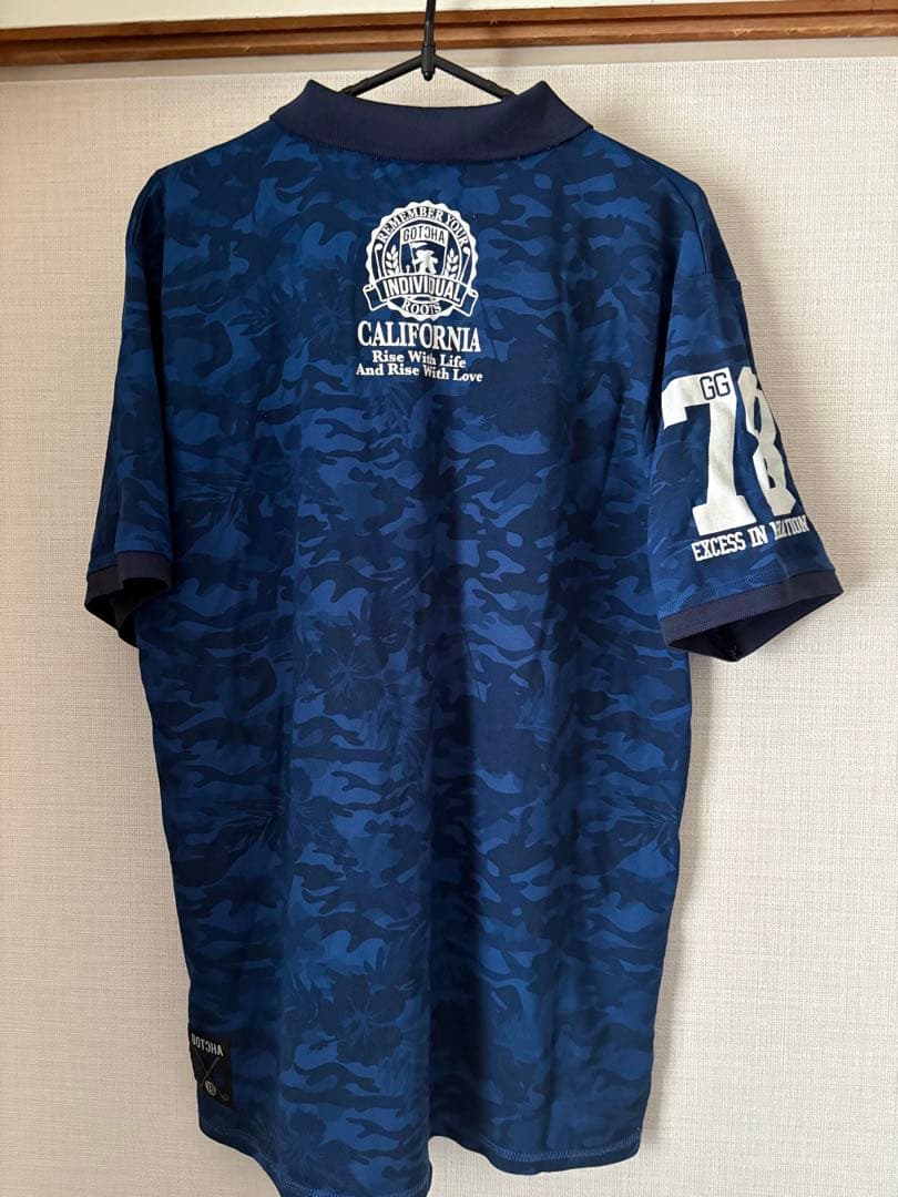 GOTCHA GOLF 迷彩柄シャツ XL