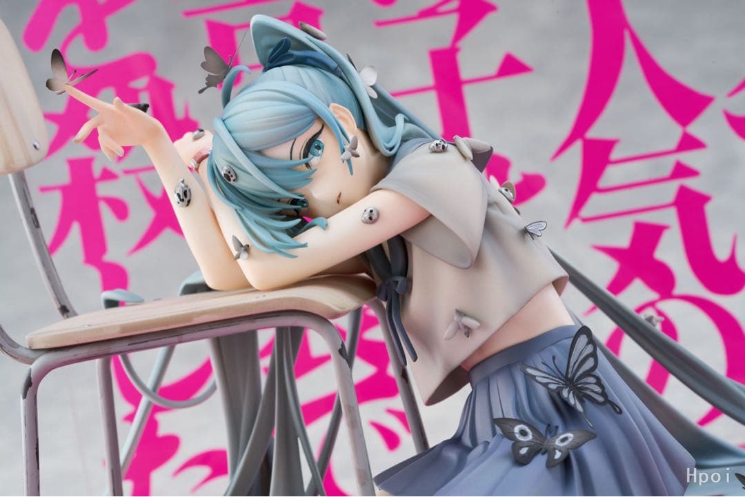 わ*こ様 ガレージキット 塗装済 完成品 初音ミク 蝶の少女　ホビラン29