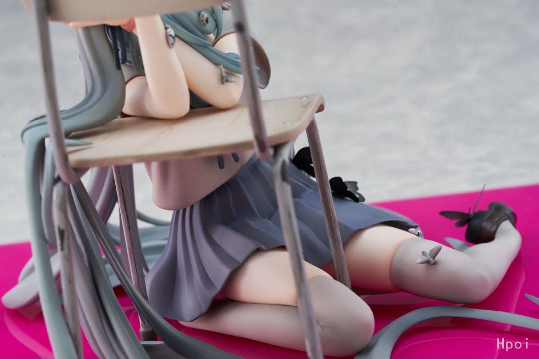 わ*こ様 ガレージキット 塗装済 完成品 初音ミク 蝶の少女　ホビラン29