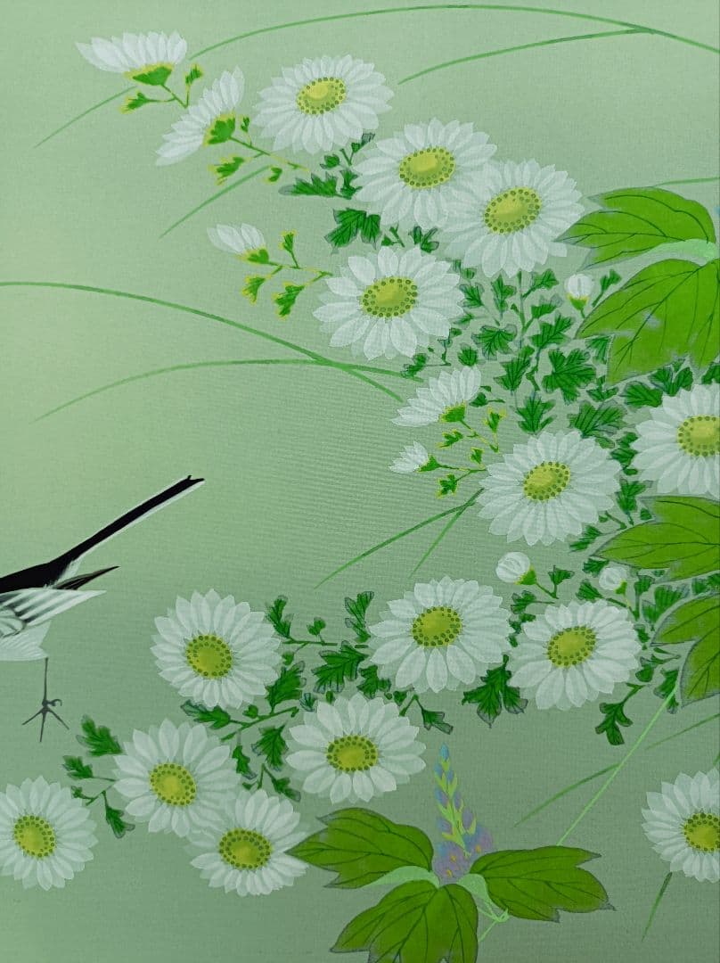 美品 軸 縁起物 おもてなし 絵 幸運 花鳥 神 中国 風水 美術 インテリア