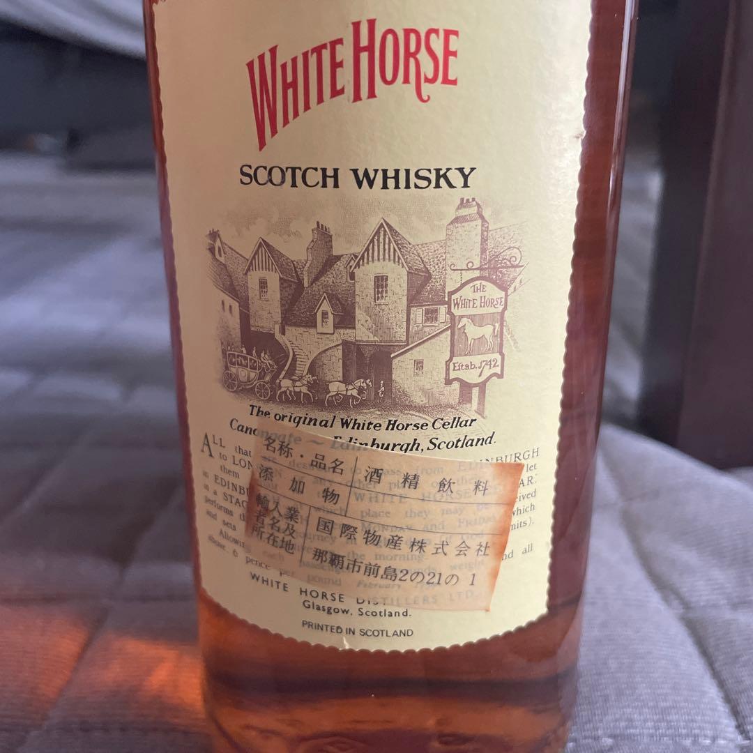 値下げしました。超レア 60'〜70s'初頭 ホワイトホース 古酒