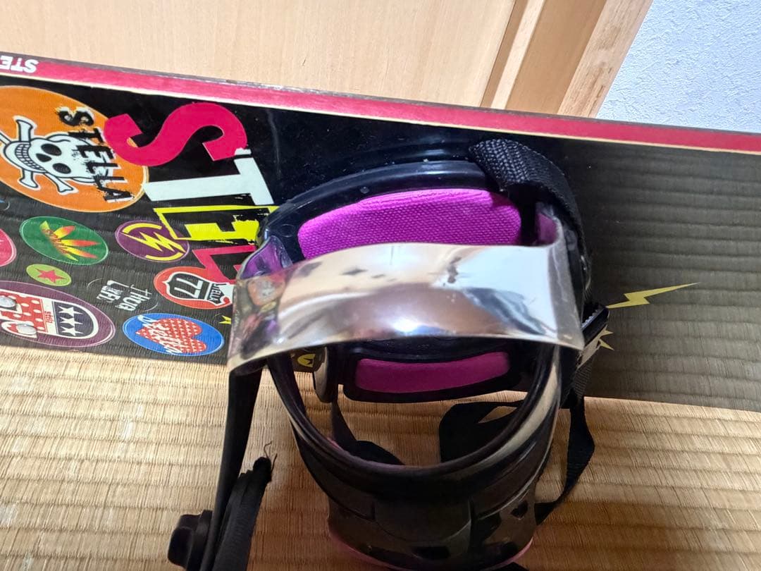 レディース　スノーボード　セット140 K2 KIANA 23.5ケースニット帽