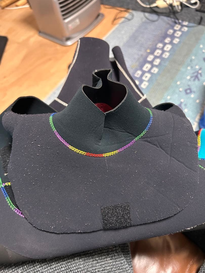 セミドライウェットスーツ　ダブルフラップ　女性用　レディース