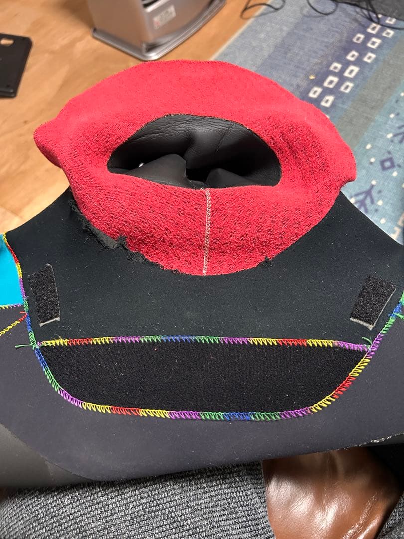 セミドライウェットスーツ　ダブルフラップ　女性用　レディース