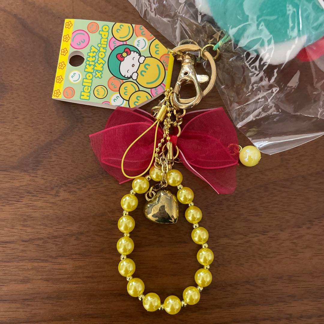 Hello Kitty x Kyorindo ぬいぐるみ キーホルダー　キティ