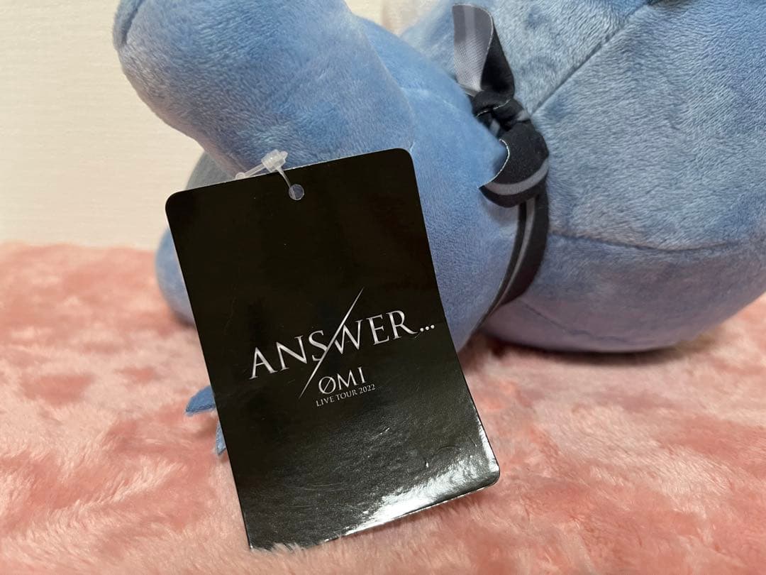 【タグ付き】ØMI ANSWER キャラクターぬいぐるみ ルーヴくん 登坂広臣