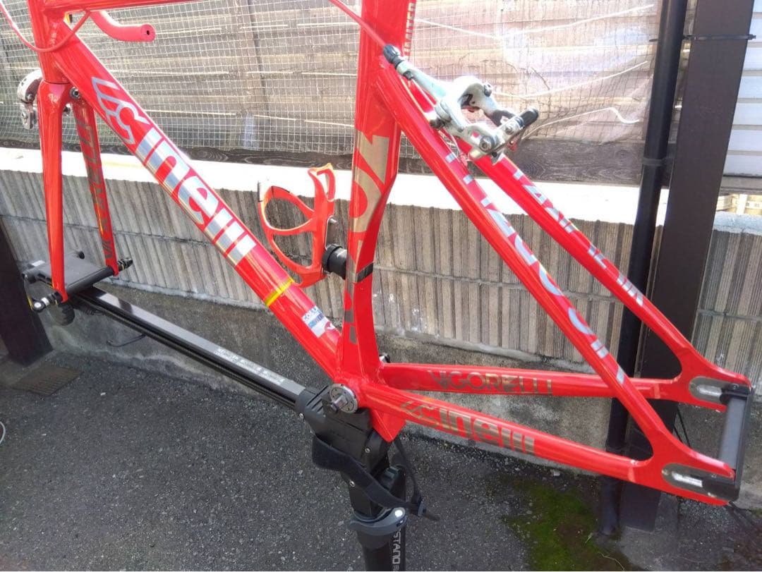 STEEL ピスト・シングルスピードフレーム レッド