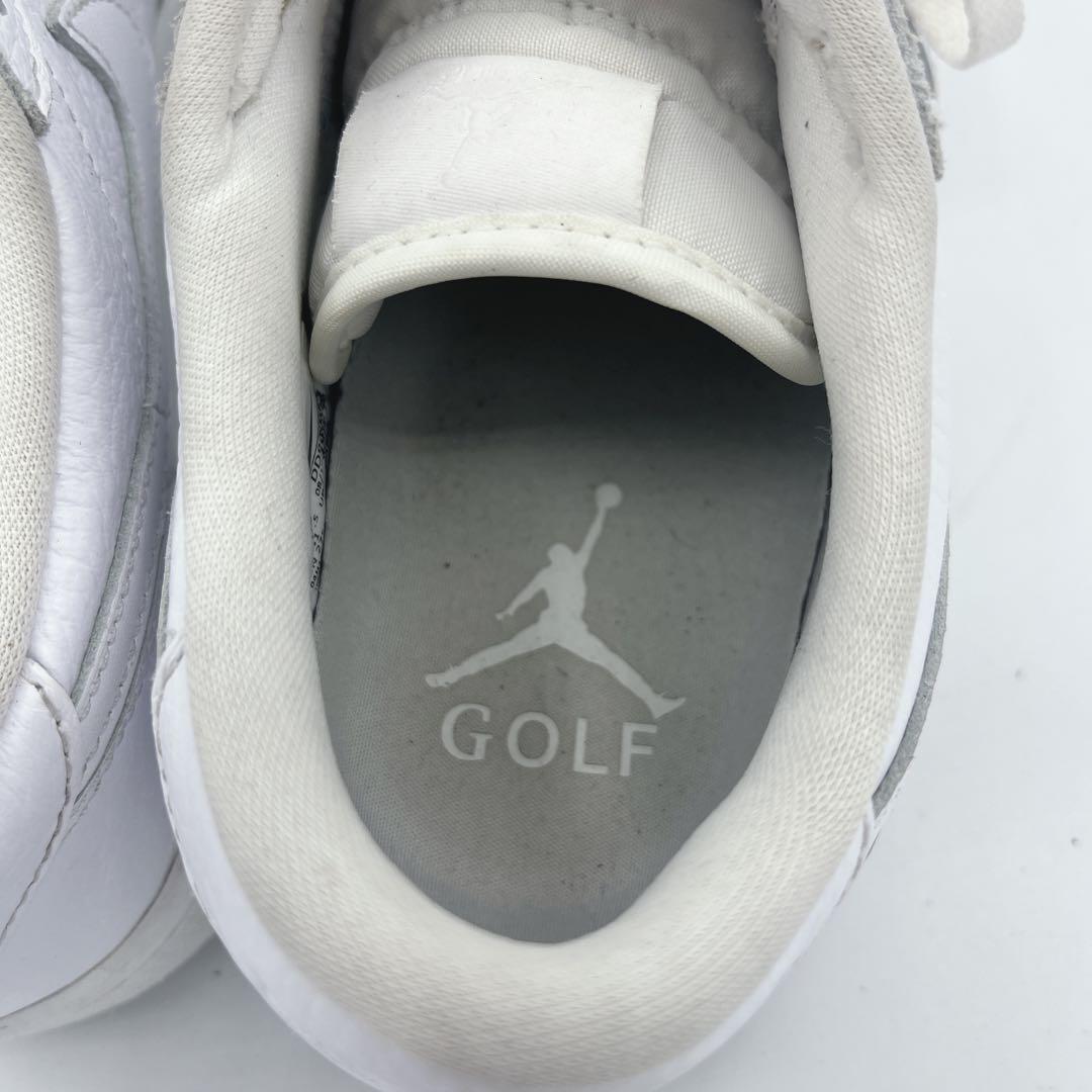 NIKE ナイキ エアジョーダン1ローゴルフ ホワイト27.5cm