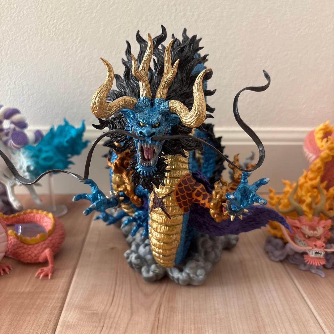 ワンピース 一番くじ 魂豪示像 カイドウ モモの助 ヤマト 4体セット