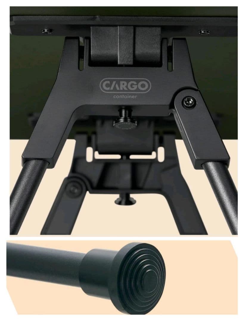 【新品】CARGO CONTAINER カーゴコンテナ エンドテーブル　グレー