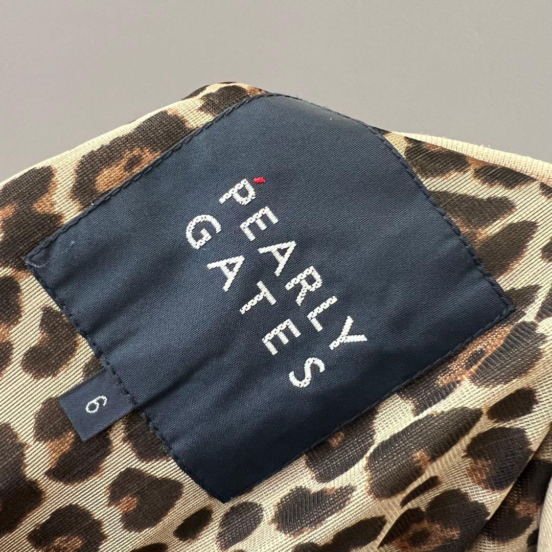 PEARLY GATES パーリーゲイツ　ヒョウ柄　ナイロンジャケット メンズ