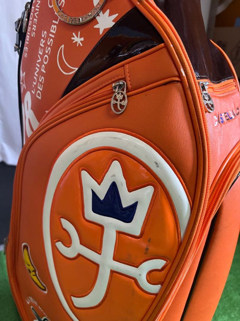 CASTELBAJAC オレンジ キャディバッグ