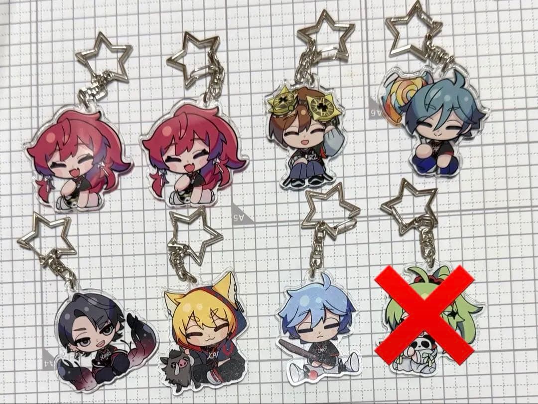 24SCARZ アクリルキーホルダー