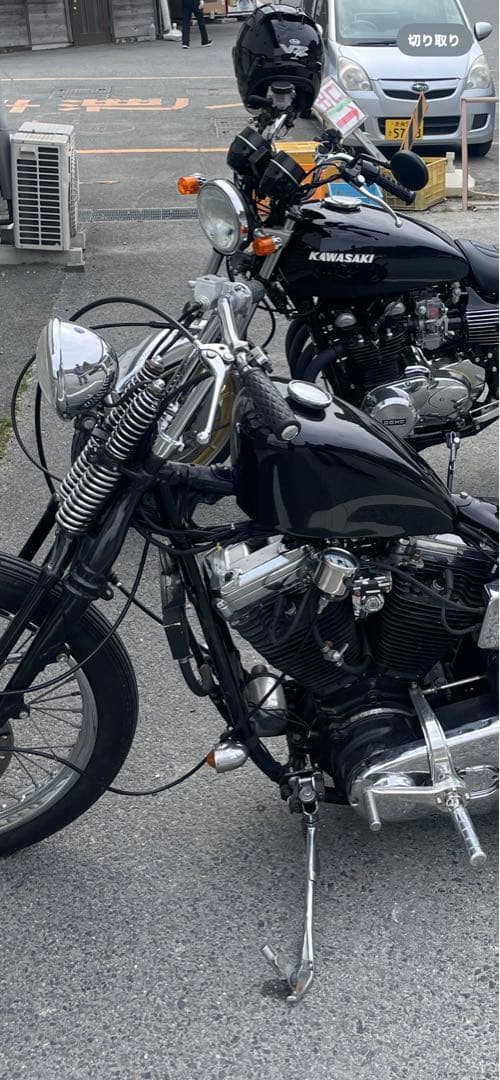 ハーレー　ハンドル　ワンオフハンドル