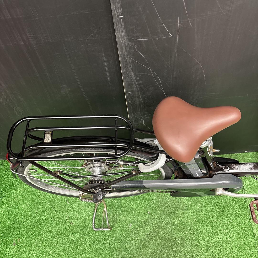 電動自転車 YAMAHA PAS Raffini ブラウン 3人乗り対応　83★