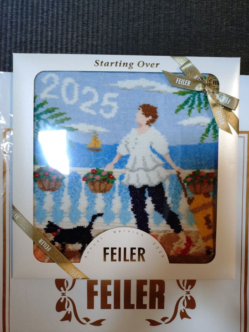 新品☆FEILER フェイラー　アニバーサリー タオルハンカチ✕３点セット