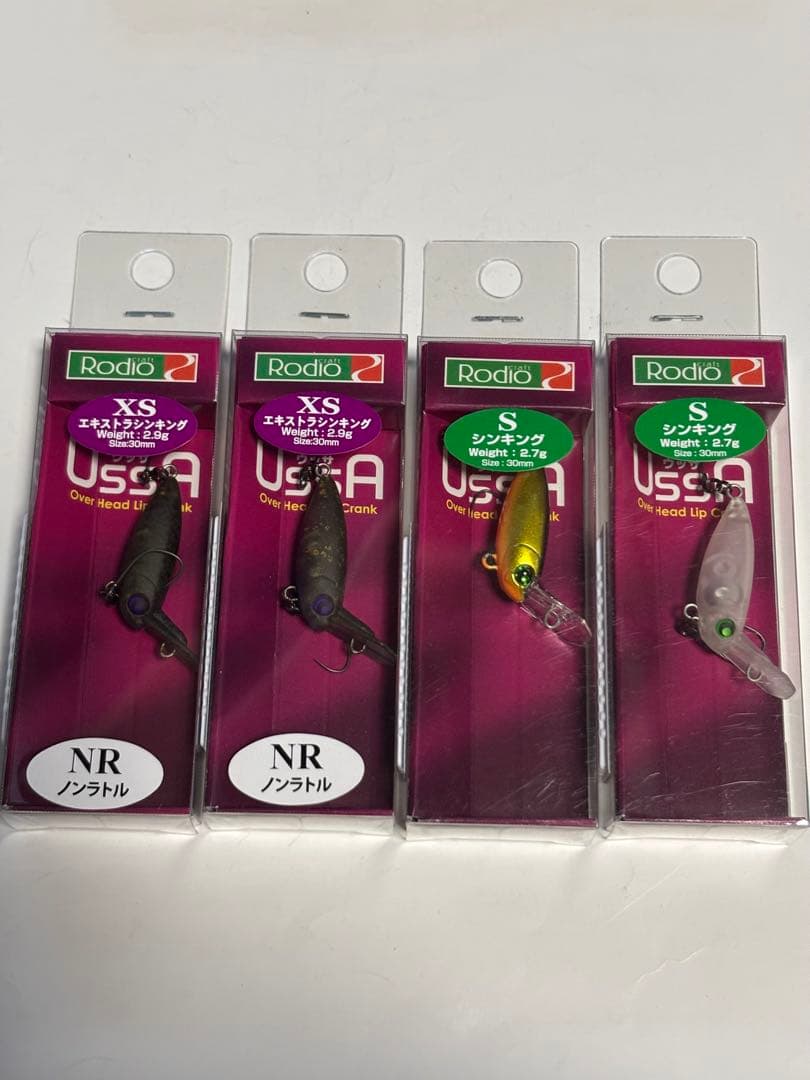 ロデオクラフト セット ウッサ XS 24ノブ ノンラトル S クリアー